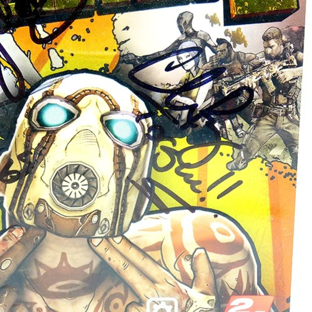 6x Autographed Borderlands 2 (Sony PlayStation 3, PS3) David Eddings Chris Rager